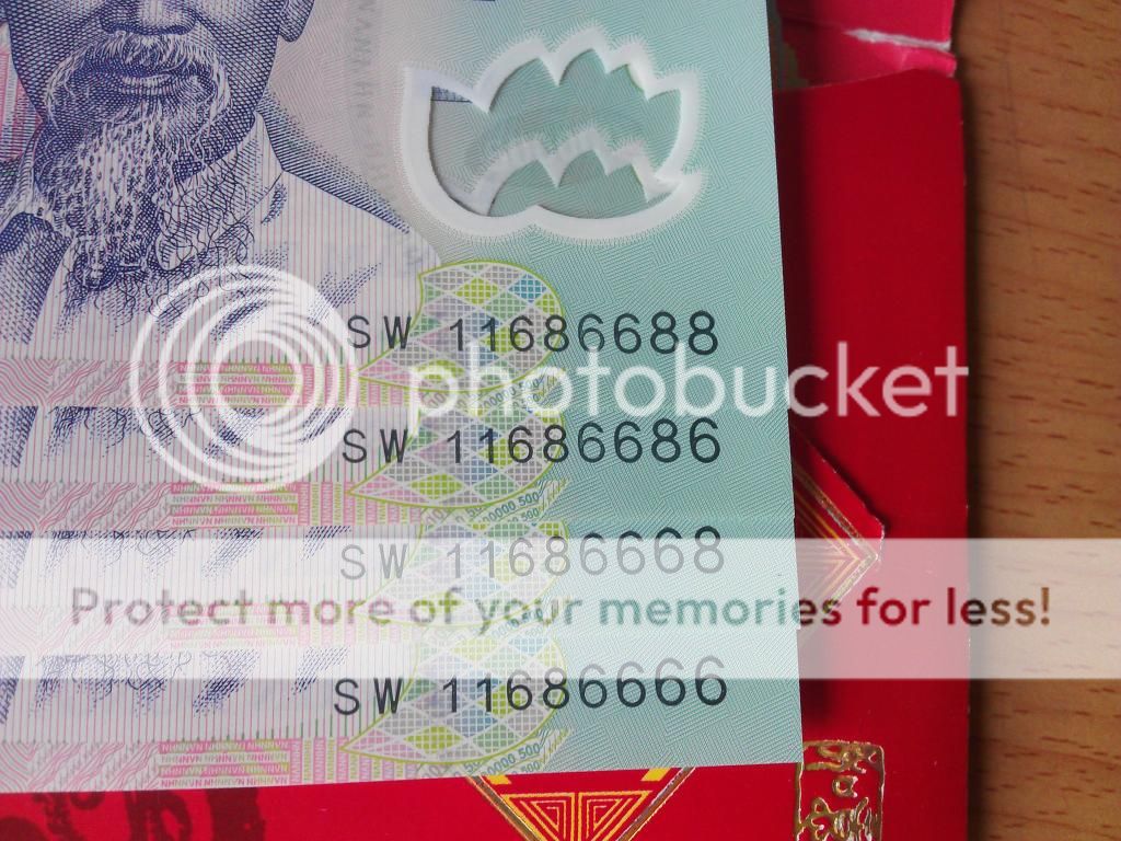 4 Tờ 500k seri cực đẹp 68,86,88,tứ quý 6, mới cứng cho ai thích sư tầm tiền đây - 1